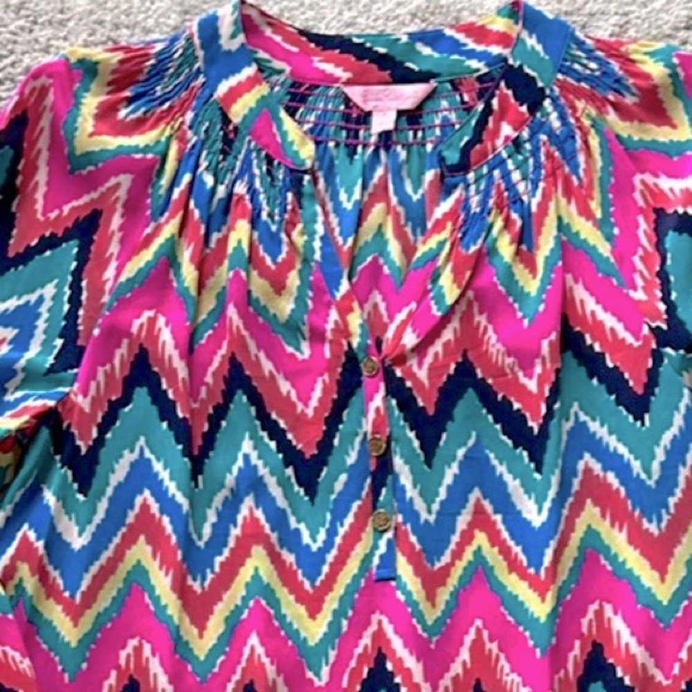 Lilly Pulitzer Elsa Top in Hearts A Flutter - Picture 5 of 7